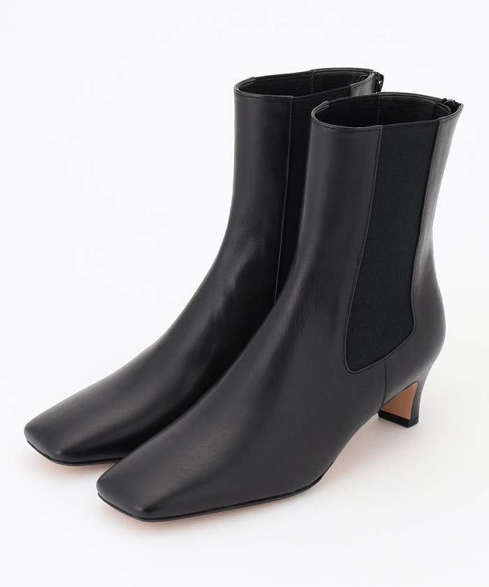 23.0 美品 23区 サイドゴアブーツ ヒール MADE IN JAPAN サイドゴア ヒール ブーツ(505625958)｜阪急百貨店公式通販