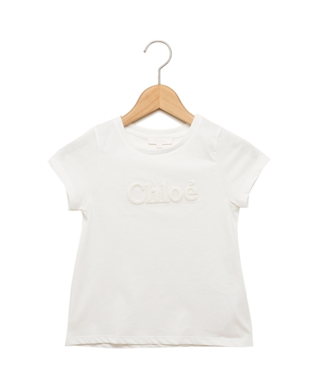 クロエ Tシャツ・カットソー キッズ ホワイト ガールズ CHLOE C15E35 117