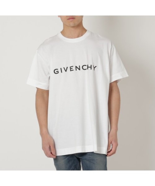 GIVENCHY(ジバンシィ)/ジバンシィ Tシャツ・カットソー スリムTシャツ ロゴ ホワイト メンズ GIVENCHY BM716G3YAC 100/その他