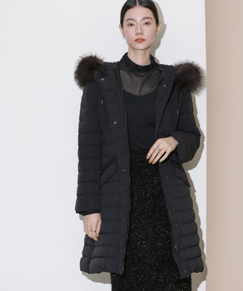 「西川ダウン(R)」ストレッチロングシェイプダウン 西川ダウン で定番人気のウエストシェイプ型ロングダウンに新型が登場