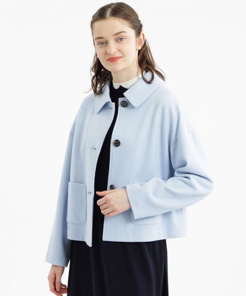 CATON(ケイトン) ソフトツイードブルゾン 