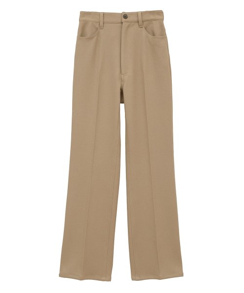 CLANE(クラネ)/BASIC BOOTSCUT PANTS/BEIGE