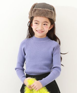 devirock/洗える チクチクしない素肌ニット リブハイネック 子供服 キッズ 女の子 トップス ニット セーター ニットプルオーバー /505615618