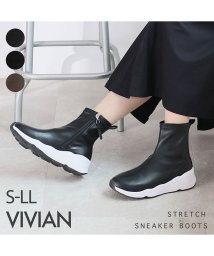 Vivian(ヴィヴィアン)/ストレッチスニーカーブーツ/ブラック