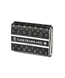 CASTELBAJAC(カステルバジャック)/カステルバジャック 財布 ミニ財布 三つ折り財布 メンズ レディース ブランド レザー 本革 小さい財布 CASTELBAJAC 097603/ブラック