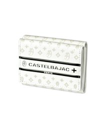 CASTELBAJAC(カステルバジャック)/カステルバジャック 財布 ミニ財布 三つ折り財布 メンズ レディース ブランド レザー 本革 小さい財布 CASTELBAJAC 097603/ホワイト