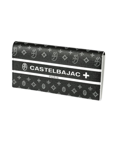 CASTELBAJAC(カステルバジャック)/カステルバジャック 財布 長財布 メンズ レディース ブランド レザー 本革 薄い 薄い財布 CASTELBAJAC 097604/ブラック