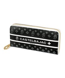 CASTELBAJAC(カステルバジャック)/カステルバジャック 財布 長財布 メンズ レディース ブランド ラウンドファスナー レザー 本革 薄い 薄い財布 CASTELBAJAC 097605/ブラック