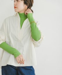 ITEMS URBANRESEARCH(アイテムズ アーバンリサーチ（レディース）)/リブタートルネックカットソー/GRN