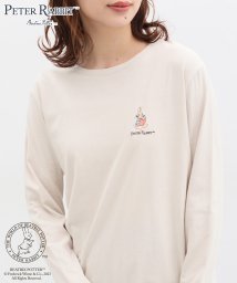 Honeys(ハニーズ)/ピーターラビット(TM)／Ｔシャツ/ベージュ