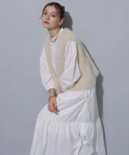 Rirandture ジレ ワンピ セット
