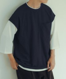 ITEMS URBANRESEARCH/高機能サーマル フェイクレイヤード7分袖Tシャツ/505627751