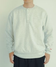 ITEMS URBANRESEARCH(アイテムズアーバンリサーチ（メンズ）)/Healthknit　Classic Sweat Henley/ASHGRY