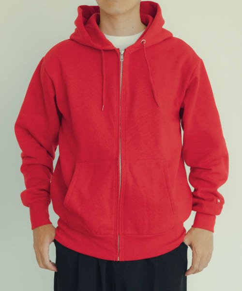 ITEMS URBANRESEARCH(アイテムズアーバンリサーチ（メンズ）)/Healthknit　Classic Sweat Zip Hoodie/RED