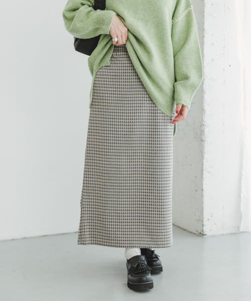 ITEMS URBANRESEARCH(アイテムズ アーバンリサーチ（レディース）)/チェックタイトスカート/GREGE