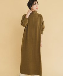 ITEMS URBANRESEARCH(アイテムズ アーバンリサーチ（レディース）)/『洗濯可』ハイネックワイドニットワンピース/KHK