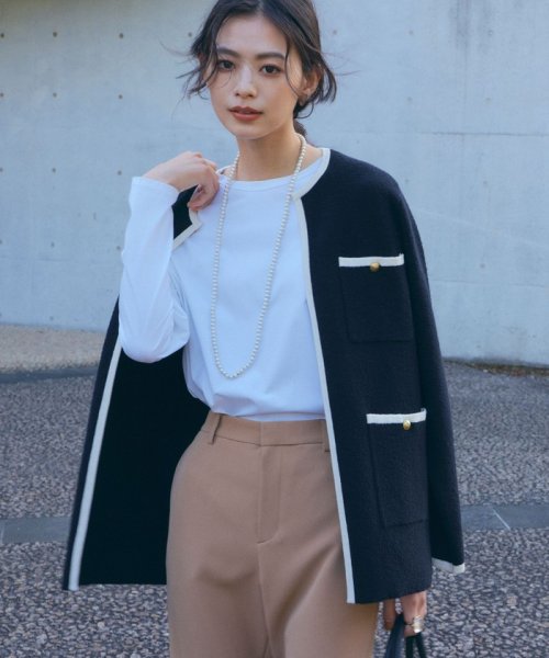 【杏さん着用】ミニブークレ ニットジャケット 人気・おすすめ｜使いやすい・旅行におすすめ 品質保証 全国発送