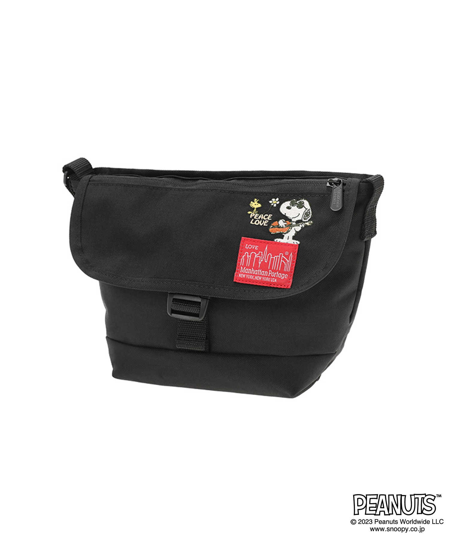 Nylon Messenger Bag Flap Zipper Pocket PEANUTS FW2023(505627744