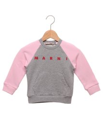 MARNI/マルニ スウェット カラーブロック スウェットシャツ ベビー ロゴ グレー ピンク キッズ MARNI M00889M00NI IERIA 0M339/505628374