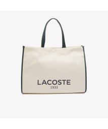 LACOSTE UNISEX(ラコステ　ユニセックス)/ヘリテージキャンバス テニススタイルトートバッグ/ホワイト