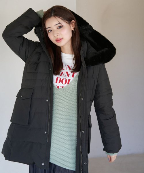 ファー付きダウンコート ファー付きダウンコート A1242033046(9438円)