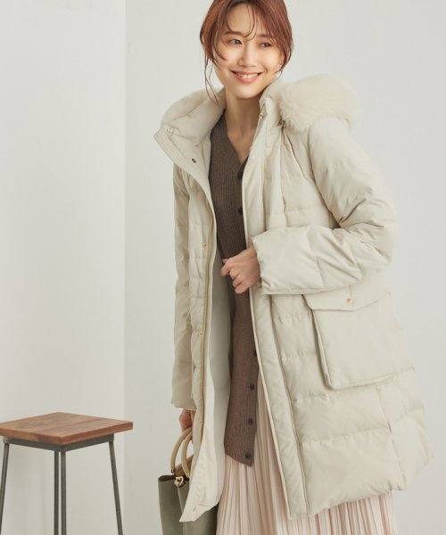 ファー付きダウンコート ファー付きダウンコート A1242033046(9438円)