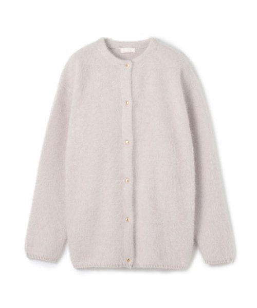 フラッフィーヤーン クルーネックカーディガン 