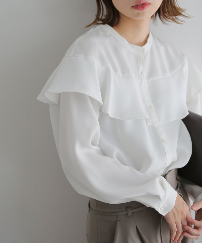 GINA TRICOT/ジーナトリコ】Poplin shirt stripe(505634741) | ラ