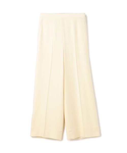 ストレッチボタニー ワイドパンツ 