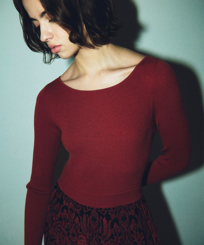 フラワープリーツニットワンピース(505630982)｜阪急百貨店公式通販