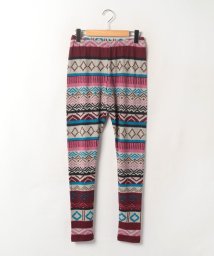 go slow caravan MENS SELECT BRAND(ゴースローキャラバンメンズセレクトブランド)/HealthKnit LEGGINGS キカガクプリント/ピンク