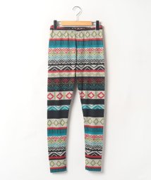 go slow caravan MENS SELECT BRAND(ゴースローキャラバンメンズセレクトブランド)/HealthKnit LEGGINGS キカガクプリント/ブルー