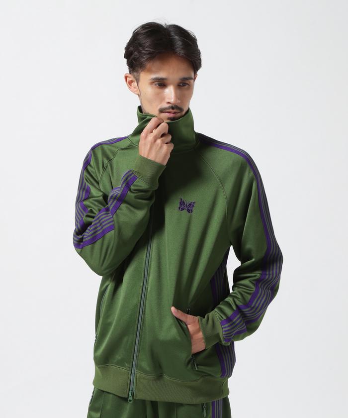 Needles Track Jacket Poly Smooth グリーン