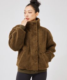 NERGY/【alo】Sherpa Varsity Jacket シェルパバーシティジャケット/505520510