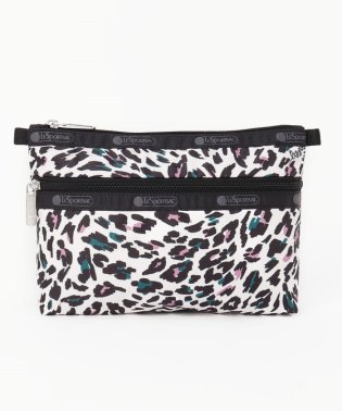 LeSportsac/COSMETIC CLUTCHハーベストレオパード/505526082