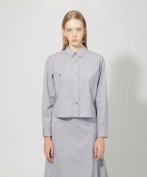 LA MAGLIA IN CASA】ショートシャツブルゾン《WEB＆一部店舗限 