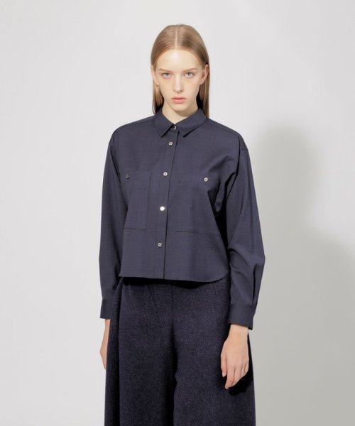 LA MAGLIA IN CASA】ショートシャツブルゾン《WEB＆一部店舗限 