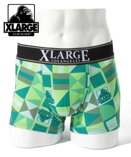 XLARGE(エクストララージ)/XLARGE Separation ボクサーパンツ 父の日 プレゼント ギフト/グリーン