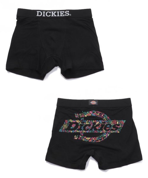 Dickies(Dickies)/Dickies BIG logo flower ボクサーパンツ 父の日 プレゼント ギフト/ブラック