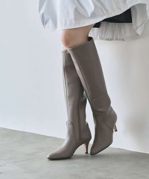 セミルーズロングブーツ 