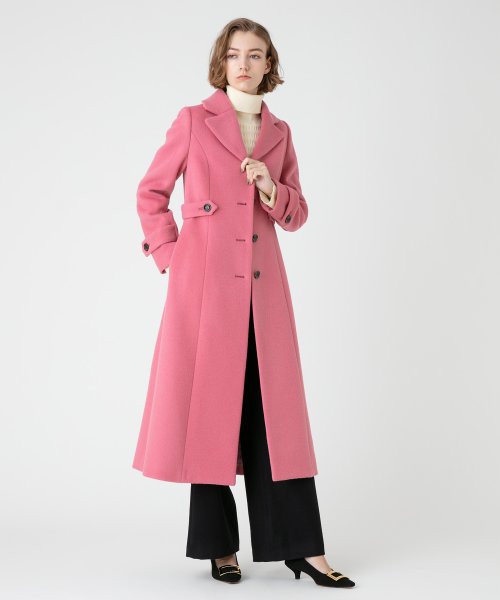 【LOULOU WILLOUGHBY】ダブルビーバーロングコート 