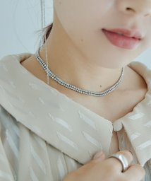 niana/niana ニアナ ネックレス レディース 結婚式 アクセサリー ビジュー ラインストーン ジュエリー ゴールド シルバー パーティー 大人 フォーマル 二次会/505631966