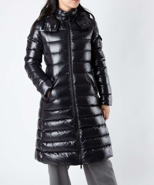 MONCLER(モンクレール)/モンクレール MONCLER MOKA GIUBBOTTO 49817－05－68950 ダウンコート ダウンジャケット レディース アウター フード付き モカ/ブラック