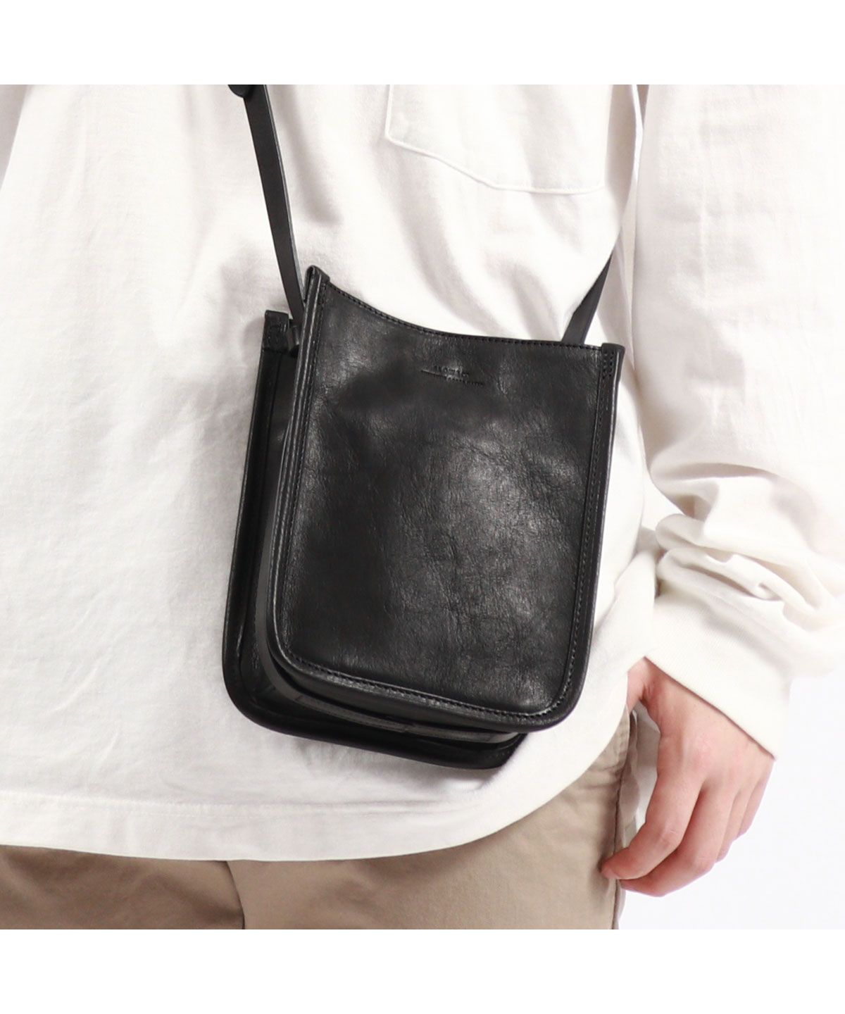 スロウ ショルダーバッグ SLOW bono ボーノ square shoulder bag S バッグ ミニショルダーバッグ 斜めがけ スクエア  縦型 軽量