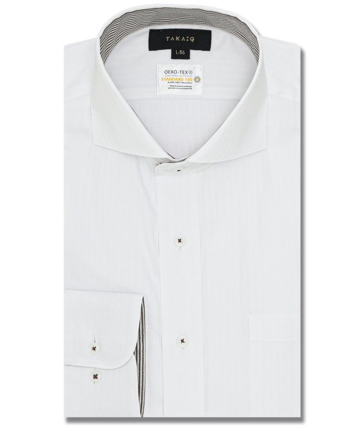 白シャツ【抜群の仕立て】オンオフ兼用PRADA White dress shirt - シャツ