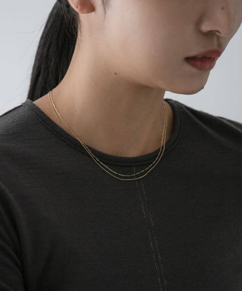 ff by decor urban research　ボール×ステラチェーンネックレス80cm urban ff by decor