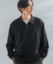 URBAN RESEARCH ROSSO(URBAN　RESEARCH　ROSSO（MEN）)/『XLサイズあり』ハーフZIPプルオーバー/BLACK