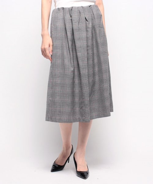 offprice.ec(offprice ec)/【aqui agora/アキアゴーラ】warm waist gather skirt /gry