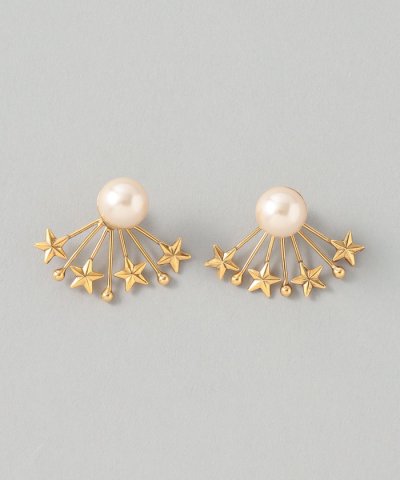 【ADER.bijoux】スタースタッズパールピアス《WEB＆EPOCA THE