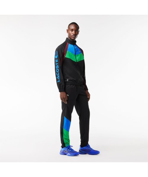 LACOSTESPORTS MENS(ラコステスポーツ　メンズ)/『ダニール・メドベージェフ』アシンメトリートラックスーツ/ブラック